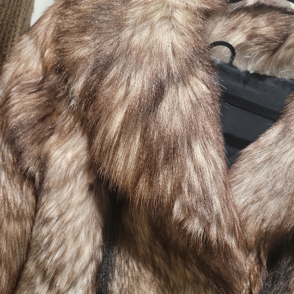 Real Fox Fur Coat oversized  🐺 Large Size - Picture 2 of 8